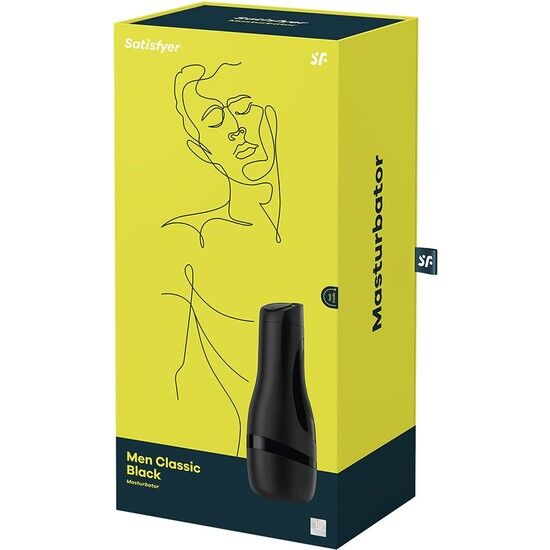 SATISFYER - MASTURBADOR CLASSICO NERO DA UOMO – Vagine con vibrazione – foto 2