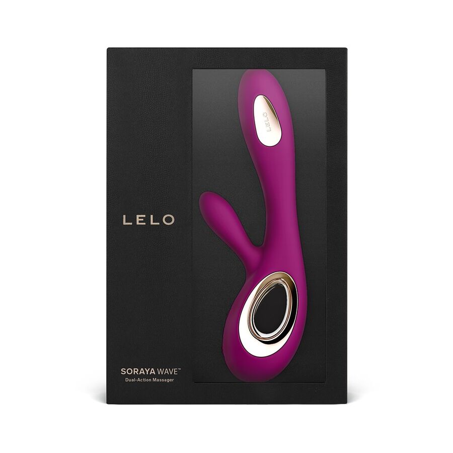 LELO - SORAYA VIBRATORE WAVE RABBIT DEEP ROSE – Vibratori HI-TECH – foto 4
