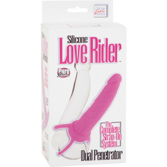 CALEXOTICS - DOPPIO PENETRATORE ROSA – Estensore del pene con imbracatura – foto 2
