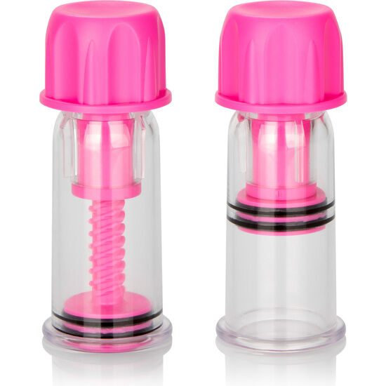 CALEXOTICS - VACCUM TWIST PINK NIPPLE SUCTION CUP – Succhiare la vagina / il clitoride