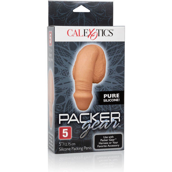 CALEXOTICS - GUARNIZIONE IN SILICONE PER PENE 12.75 CM CARAMEL – Falli senza vibrazioni – foto 3