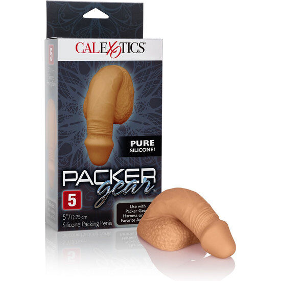 CALEXOTICS - GUARNIZIONE IN SILICONE PER PENE 12.75 CM CARAMEL – Falli senza vibrazioni – foto 5