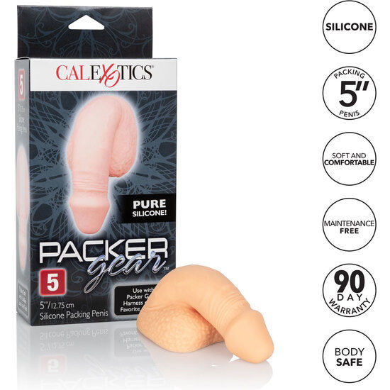 CALEXOTICS - IMBALLAGGIO IN SILICONE PENE 12.75 CM CARNE – Falli senza vibrazioni – foto 5