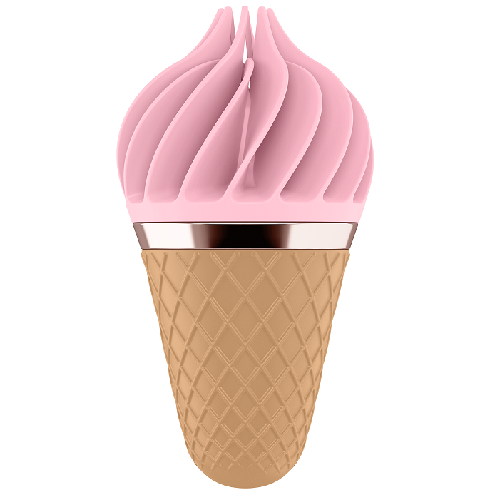 SATISFYER - SWEET TREAT SPINNATOR MARRONE E ROSA – Stimolatore dell'aria nessuna vibrazione