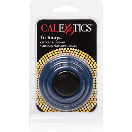 CALEXOTICS - TRI-ANELLI BLU – Accessori per il pene – foto 3