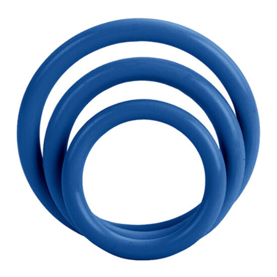 CALEXOTICS - TRI-ANELLI BLU – Accessori per il pene