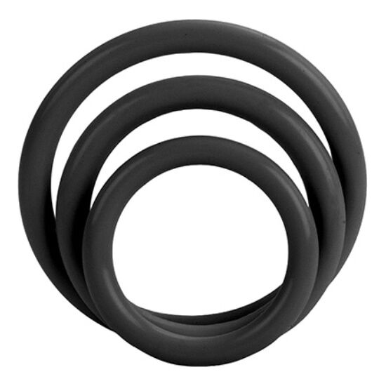 CALEXOTICS - TRI-ANELLI NERO – Accessori per il pene