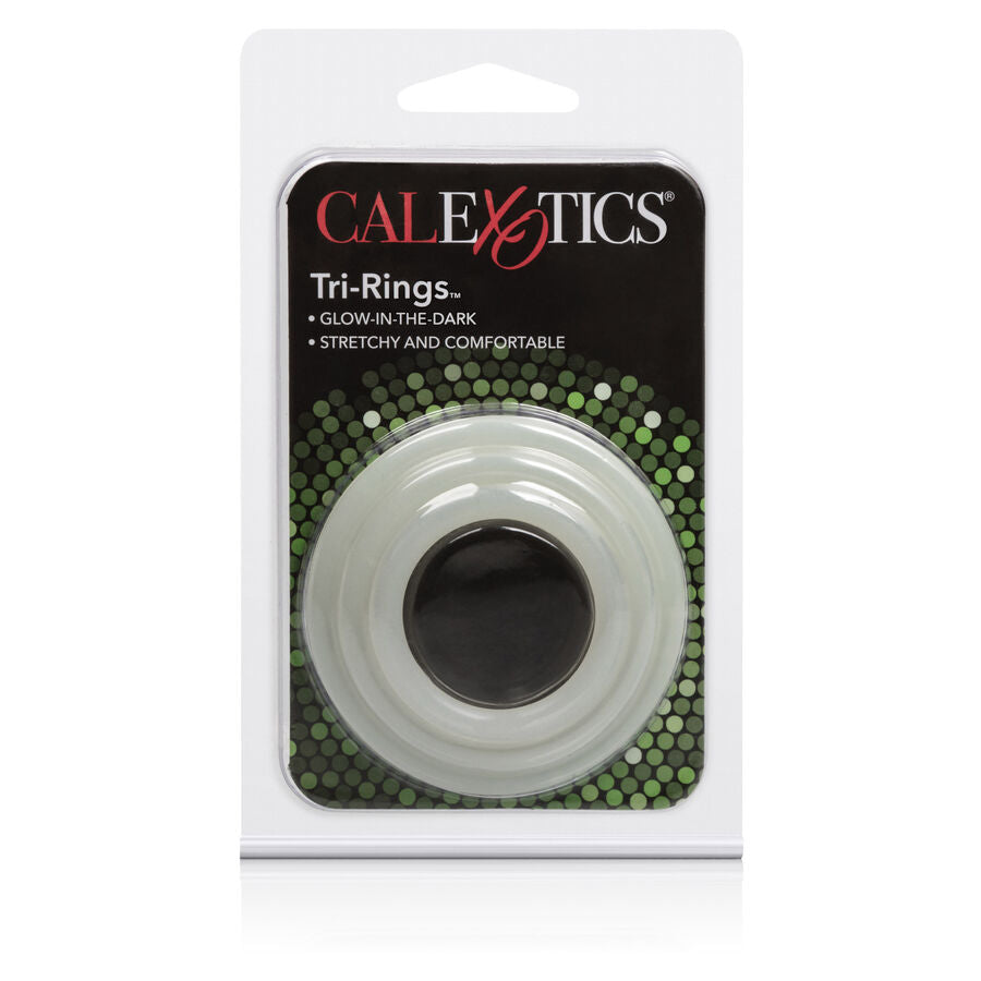 CALEXOTICS - TRI-RINGS SI BRILLANO AL BUIO – Accessori per il pene – foto 2