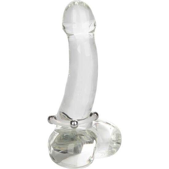 CALEXOTICS - ANELLO IN SILICONE CON PERLINE IN ACCIAIO L – Cockring senza vibrazione – foto 4