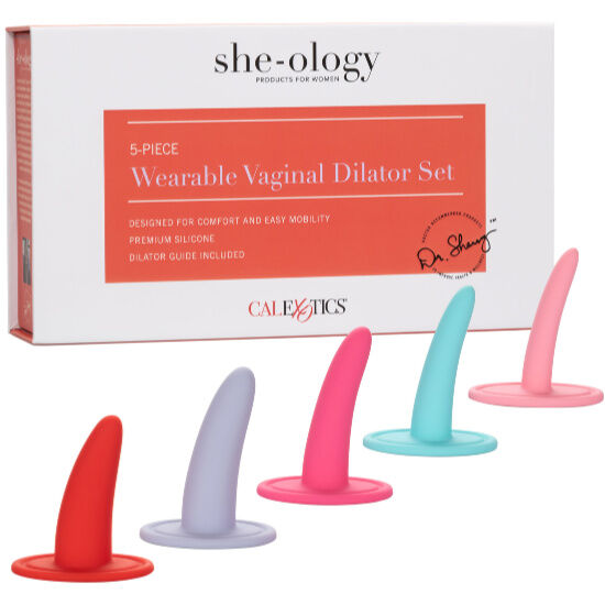 CALEXOTICS - SET DILATATORE INDOSSABILE 5 PEZZI – Tappi anali