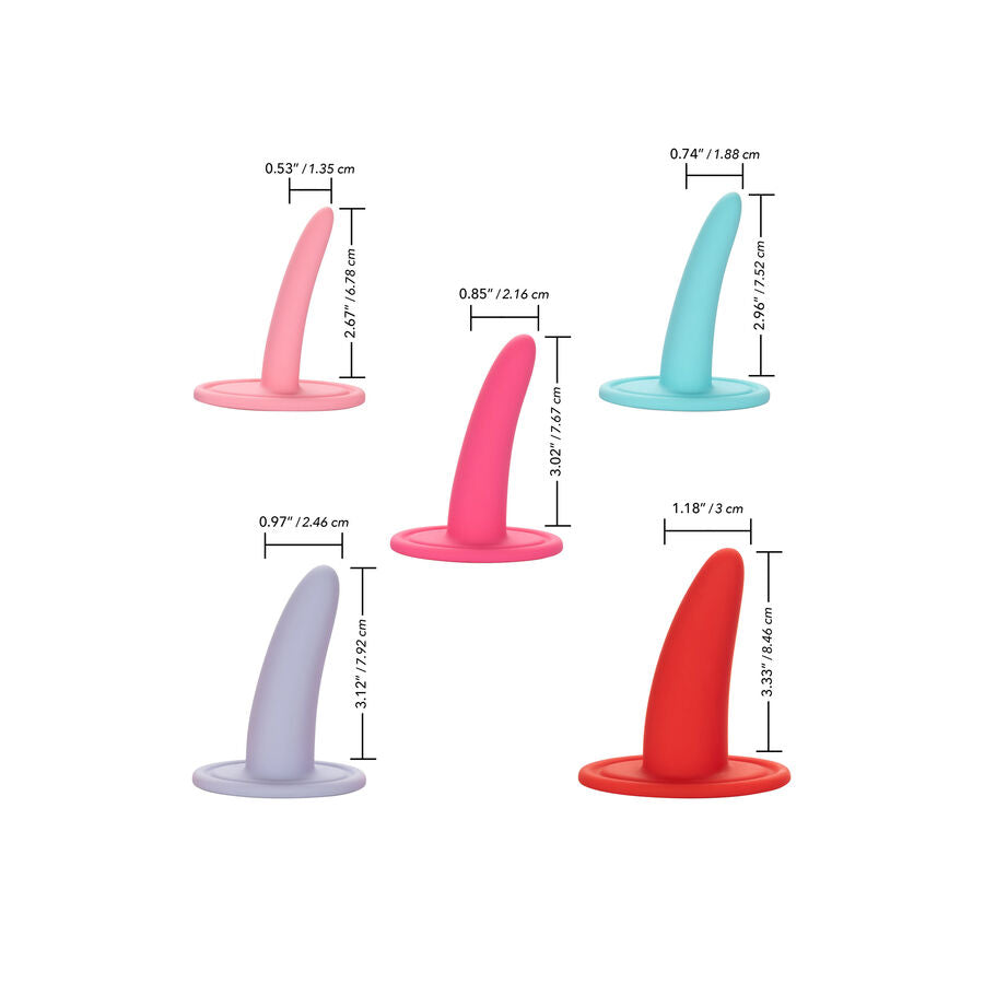 CALEXOTICS - SET DILATATORE INDOSSABILE 5 PEZZI – Tappi anali – foto 4