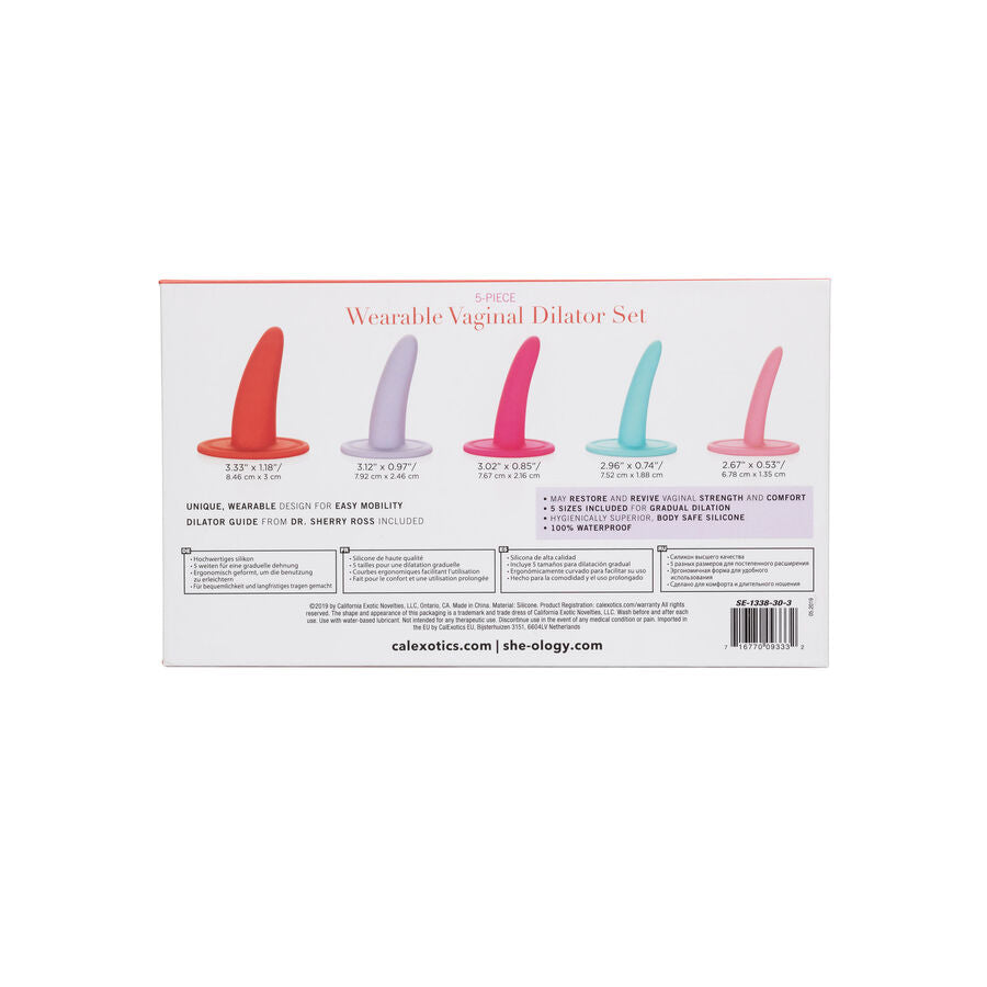 CALEXOTICS - SET DILATATORE INDOSSABILE 5 PEZZI – Tappi anali – foto 6