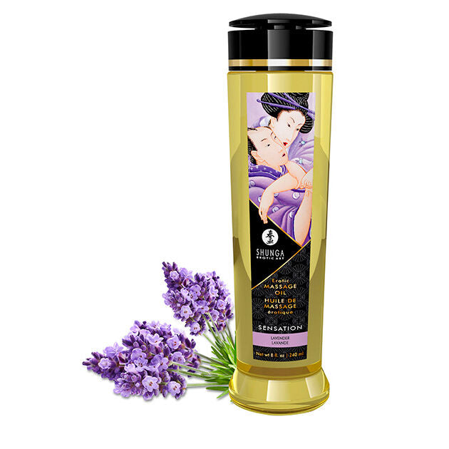 SHUNGA - OLIO DA MASSAGGIO EROTICO SENSAZIONALE 240 ML – Oli Aromatizzati