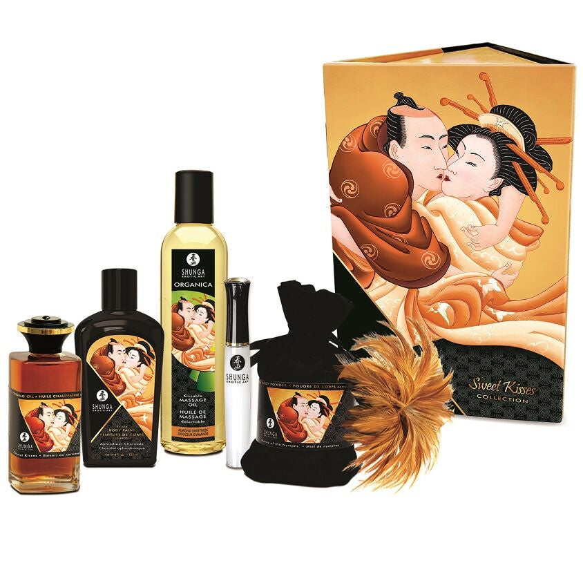 SHUNGA - KIT COLLEZIONE DOLCI BACI – Kit per massaggi