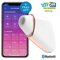 SATISFYER - STIMOLATORE E VIBRATORE TRIANGOLO LOVE BIANCO – Vibratori con APP