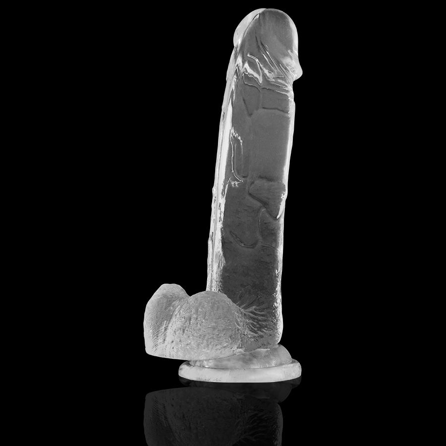 X RAY - CAZZO TRASPARENTE CON SFERE 22 CM -O- 4.6 CM – Peni realistici – foto 7