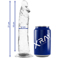 X RAY - CAZZO TRASPARENTE 21 CM -O- 4 CM – Peni realistici