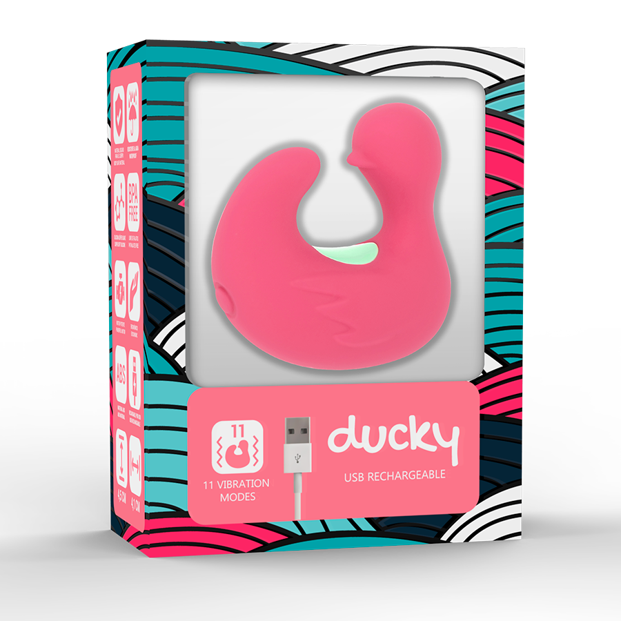 HAPPY LOKY - DITO STIMOLATORE IN SILICONE RICARICABILE DUCKYMANIA – Vibratori da dito – foto 4