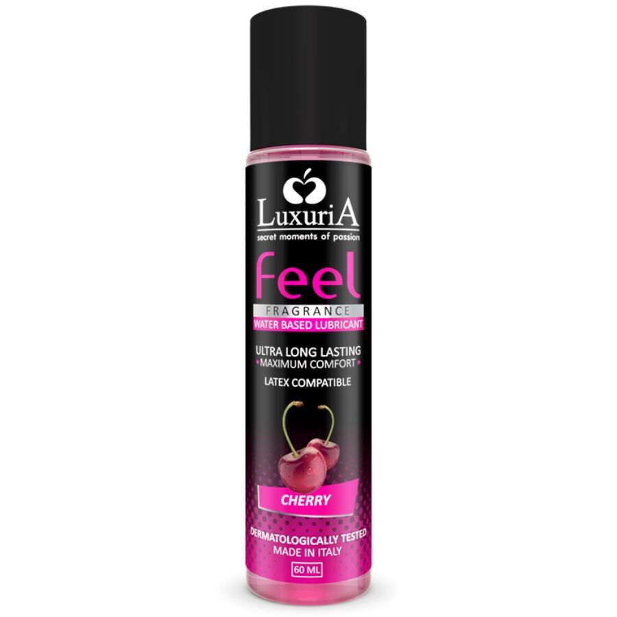 INTIMATELINE - LUXURIA FEEL LUBRIFICANTE A BASE ACQUA CILIEGIA 60 ML – Con sapori deliziosi