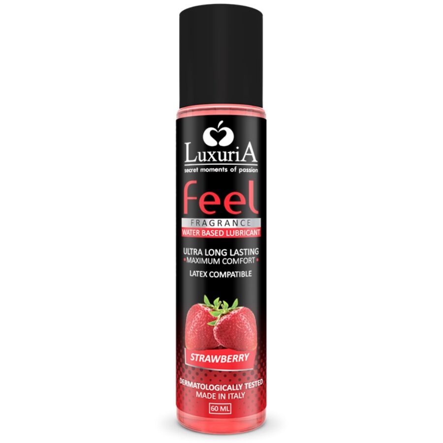 INTIMATELINE - LUXURIA LUBRIFICANTE A BASE ACQUA FEEL FRAGOLA 60 ML – Con sapori deliziosi