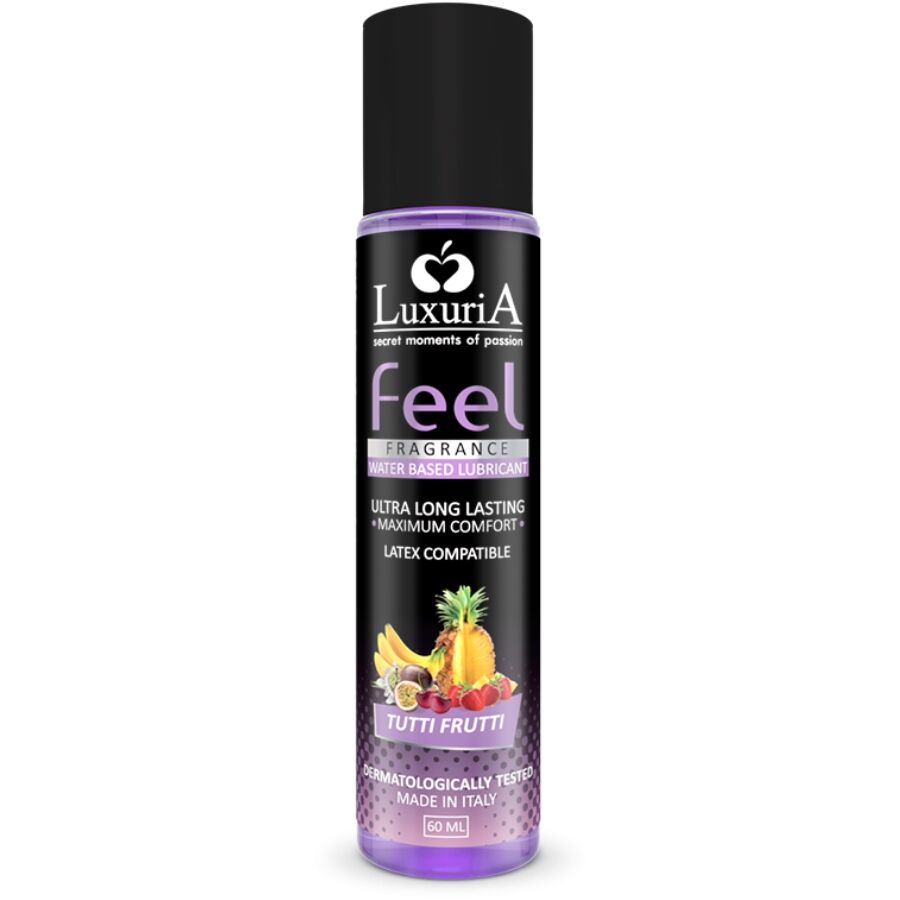 INTIMATELINE - LUXURIA FEEL TUTTI FRUTI LUBRIFICANTE A BASE ACQUA 60 ML – Con sapori deliziosi