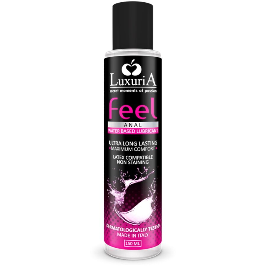 INTIMATELINE - LUXURIA FEEL LUBRIFICANTE ANALE A BASE ACQUA 150 ML – A base d'acqua