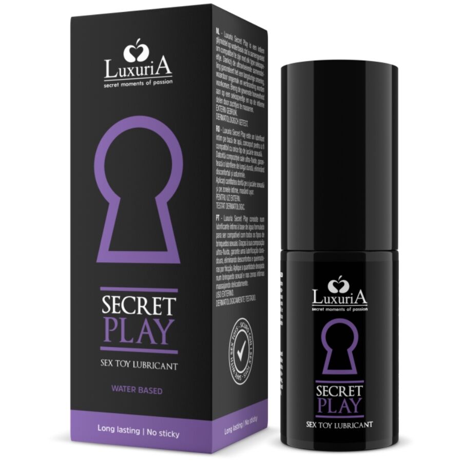 INTIMATELINE LUXURIA - SECRET PLAY SEX TOYS LUBRIFICANTE 30 ML – A base d'acqua