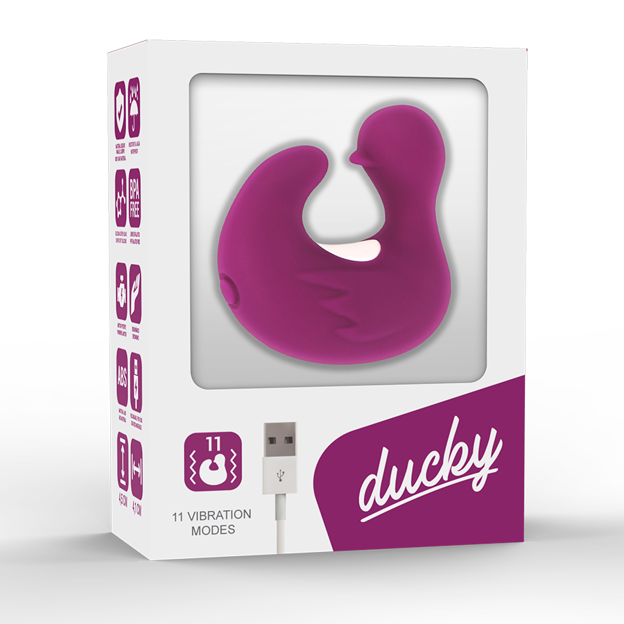 COVERME - DUCKYMANIA RICARICABILE DITALE ANATRA STIMOLANTE IN SILICONE – Per il clitoride – foto 7