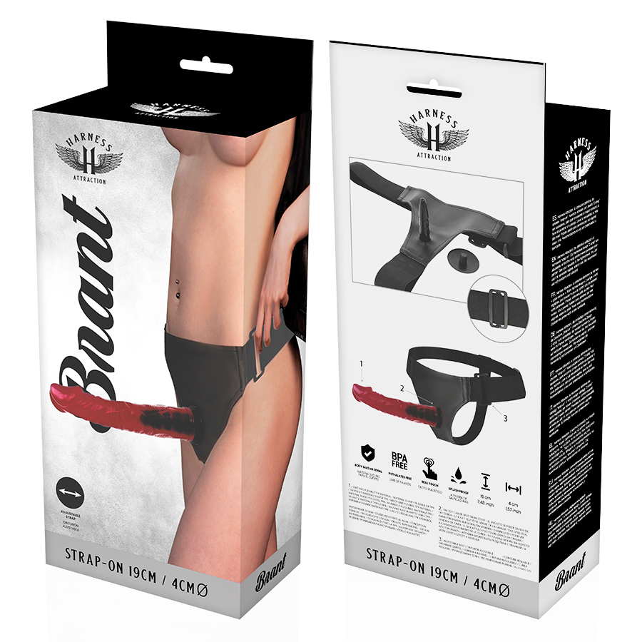 HARNESS ATTRACTION - RNES BRANT 19 CM -O- 4 CM – Imbracature senza vibrazioni – foto 7