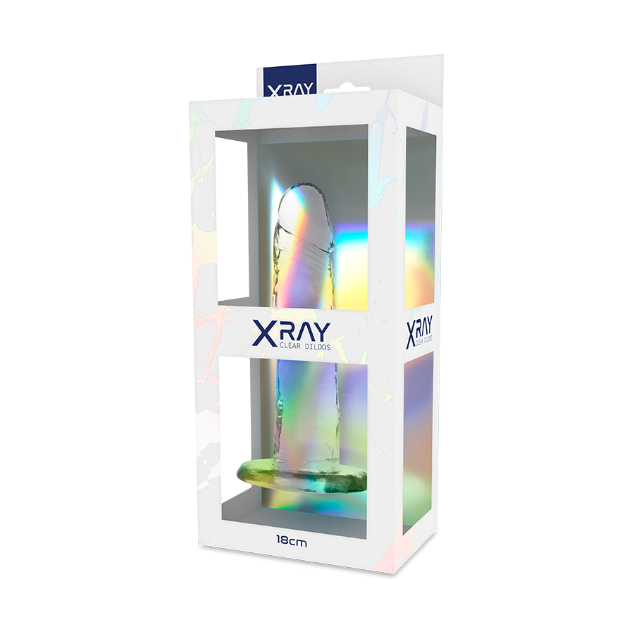 X RAY - CAZZO TRASPARENTE 18 CM -O- 4 CM – Peni realistici – foto 2
