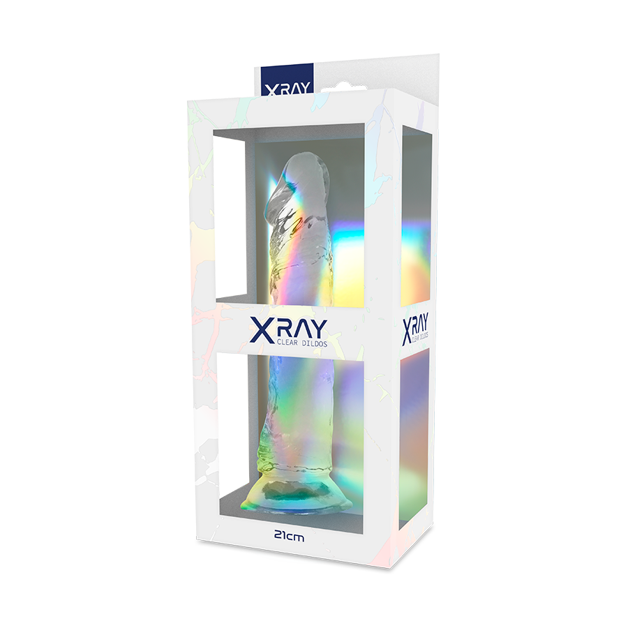 X RAY - CAZZO TRASPARENTE 21 CM -O- 4 CM – Peni realistici – foto 2