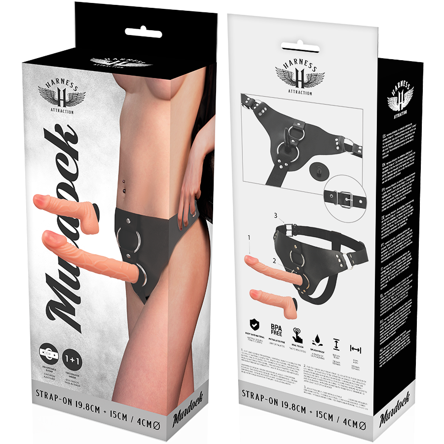 HARNESS ATTRACTION - RNES MURDOCK 19.8 + 15 CM -O- 4 CM – Imbracature senza vibrazioni – foto 7