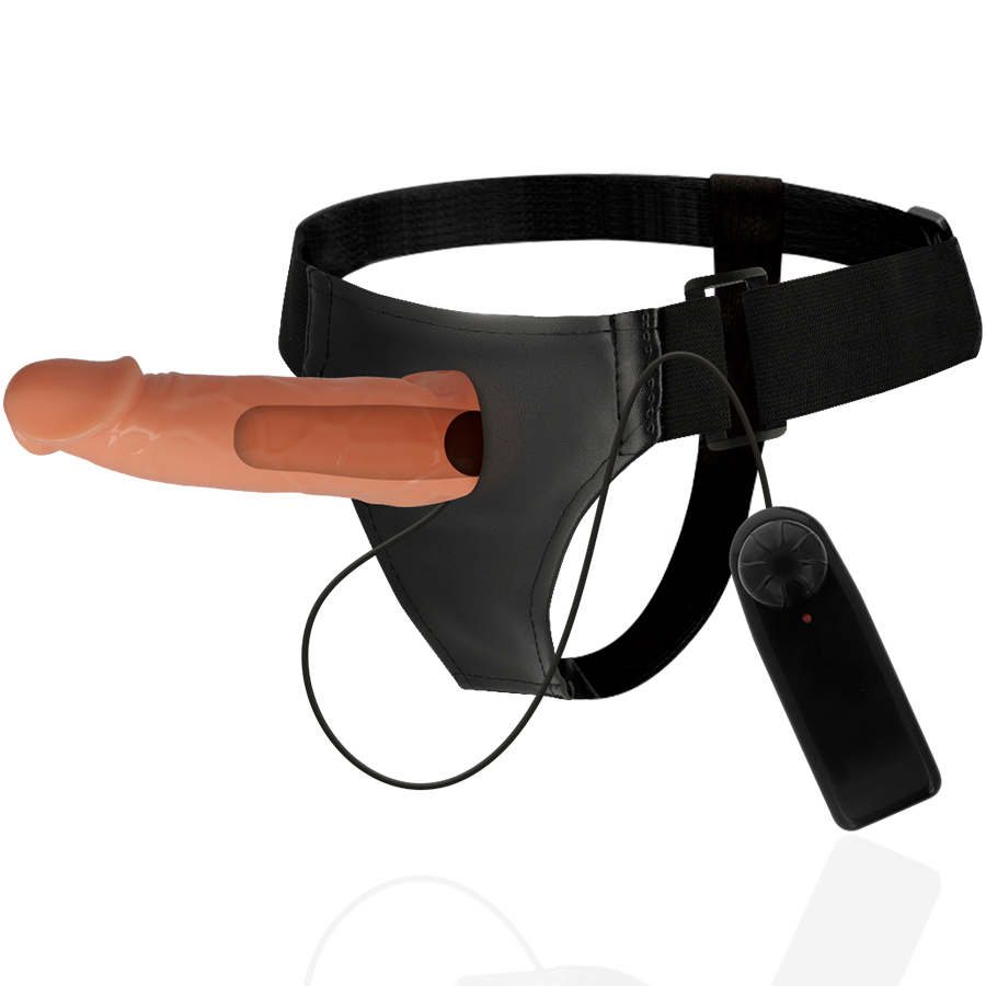 HARNESS ATTRACTION - WILLIAN HOLLOW RNES CON VIBRATORE 17 CM -O- 4.5 CM – Estensore del pene con imbracatura – foto 3
