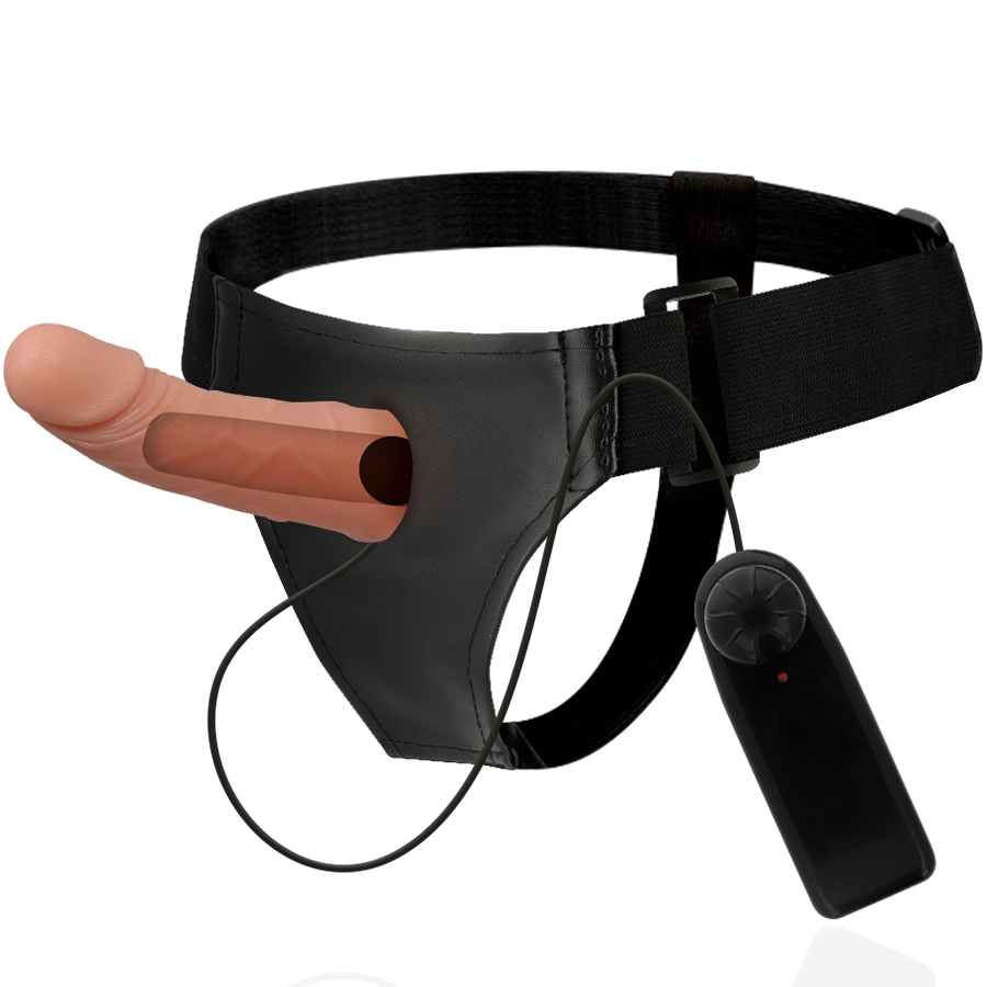 HARNESS ATTRACTION - RNES TELAI CAVI CON VIBRATORE 15 CM -O- 5 CM – Estensore del pene con imbracatura – foto 3