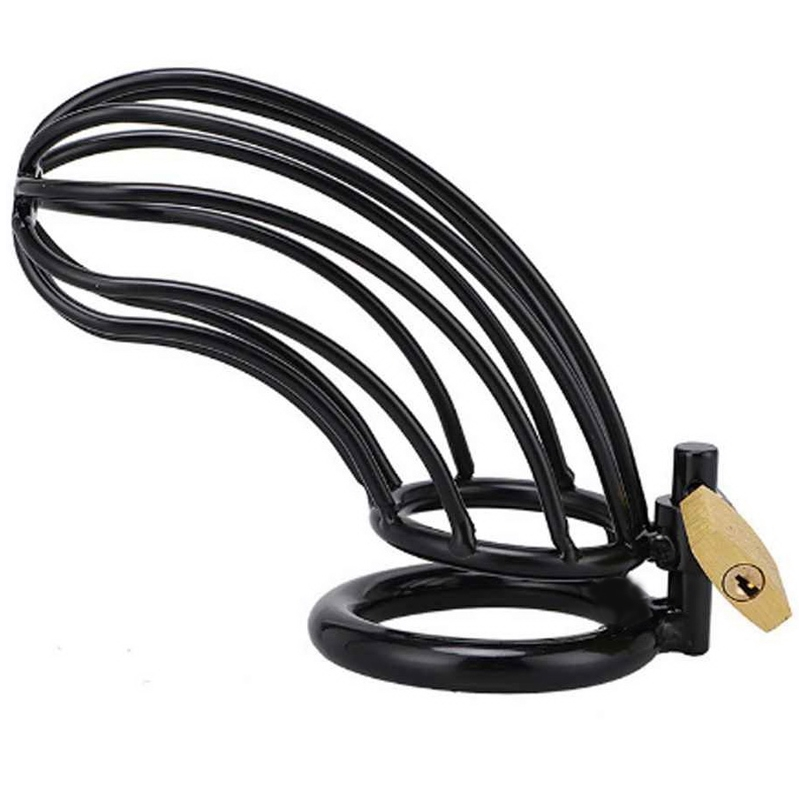 METAL HARD - GABBIA PER ANELLI DI CASTIT PER UCCELLI NERI – Gabbie per pene BDSM