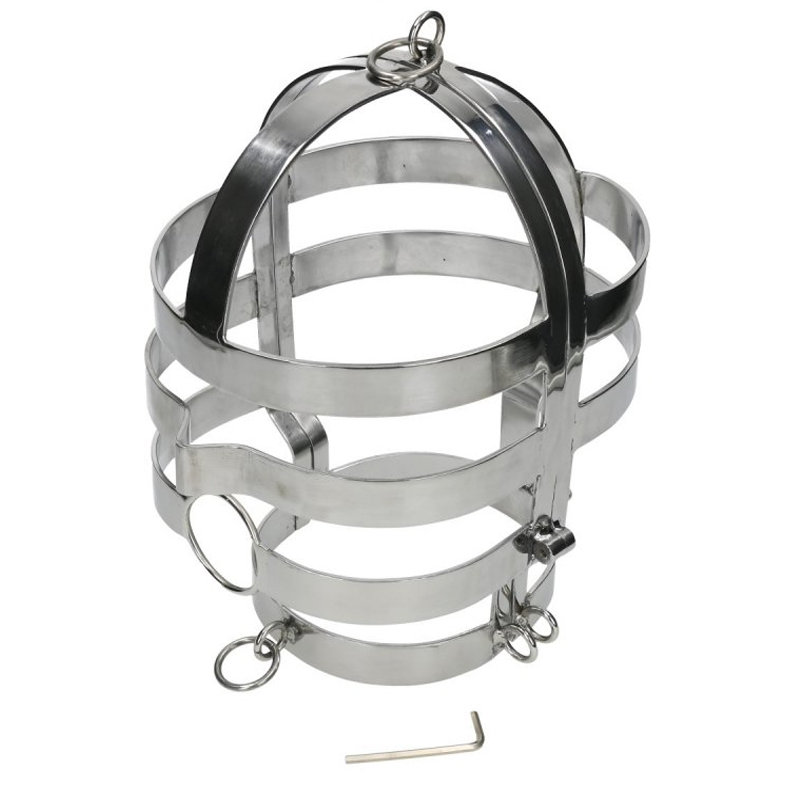 METAL HARD - MASCHERA CON COLLANA IN ACCIAIO – Maschere / Maschere per gli occhi – foto 2