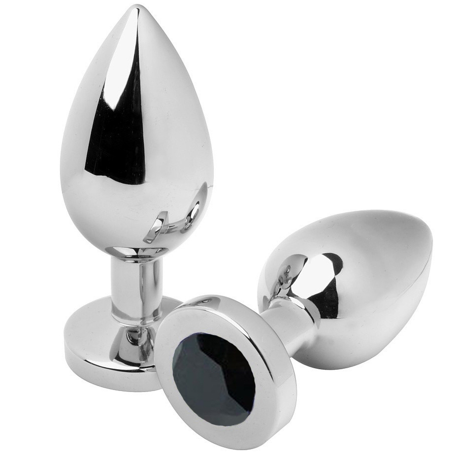 METAL HARD - PLUG ANALE DIAMOND NERO PICCOLO 5.71CM – Tappi anali