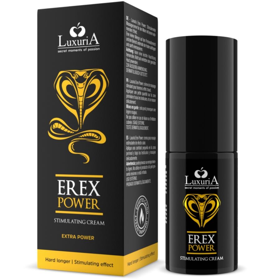INTIMATELINE LUXURIA - EREX POWER HARD CREMA PENE PIÙ LUNGO 30 ML – Aumento dell'erezione