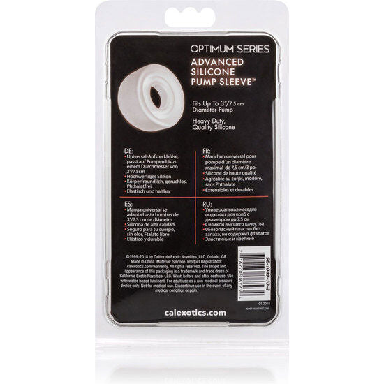 CALEXOTICS - MANICOTTO POMPA IN SILICONE TRASPARENTE ADV – Accessori per il pene – foto 4