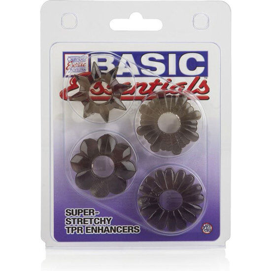 CALEXOTICS - BASIC ESSENTIALS CONFEZIONE DA 4 – Accessori per il pene – foto 4