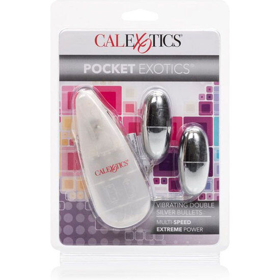 CALEXOTICS - PROIETTILI VIBRANTI ARGENTO DUO – Stimolatori – foto 3