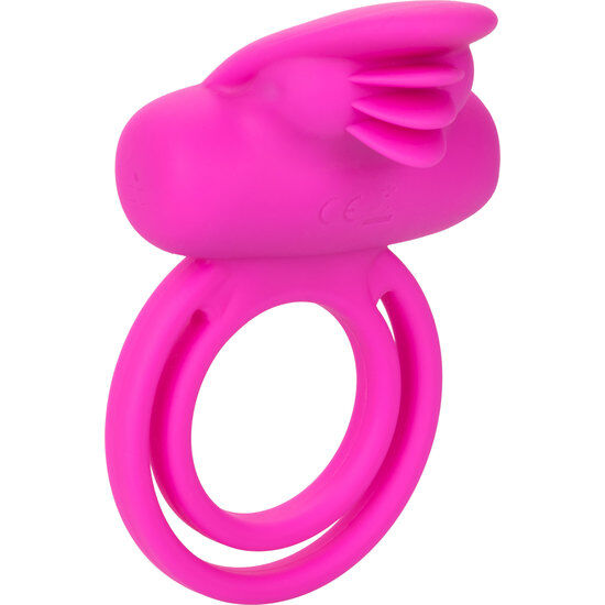 CALEXOTICS - ENHANCER DELLO SFARFALLIO DOPPIO CLIT – Cockring con vibrazione