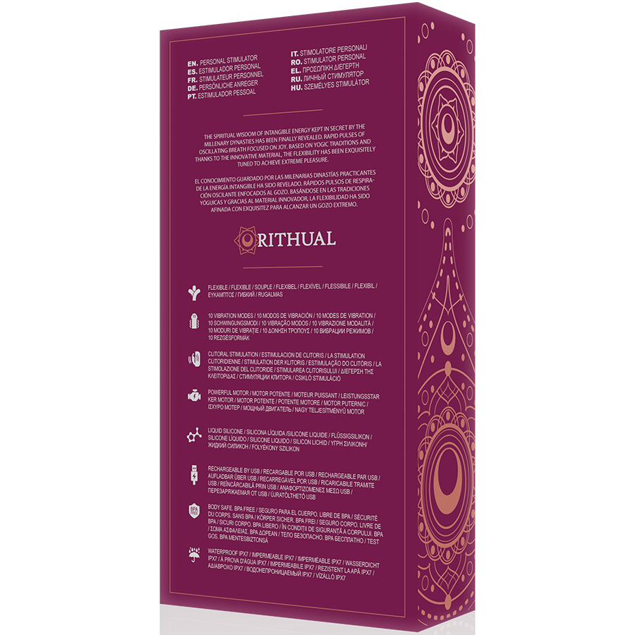 RITHUAL - E ANUSARA DOPPIO MOTORE RICARICABILE 2.0 ORCHIDEA – Impermeabili al 100%. – foto 10