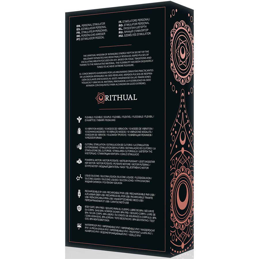 RITHUAL - ANUSARA DUAL RICARICABILE MOTORE 2.0 NERO – Impermeabili al 100%. – foto 10