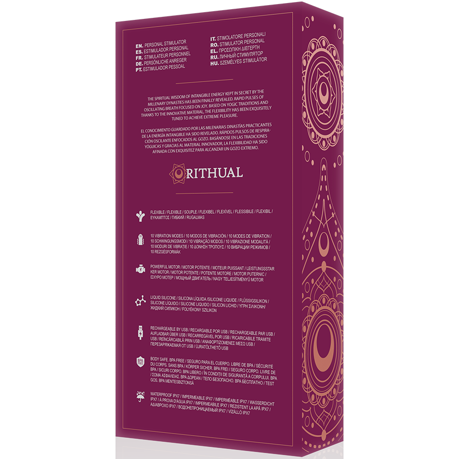 RITHUAL - STIMOLATORE E KRIYA G-POINT RICARICABILE ORCHIDEA – Impermeabili al 100%. – foto 9