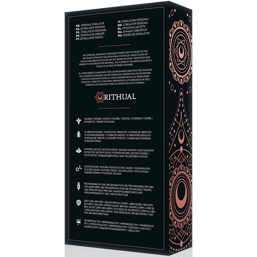 RITHUAL - KRIYA STIMOLAODR RICARICABILE G-POINT NERO – Classici vibratori anali o vaginali – foto 10