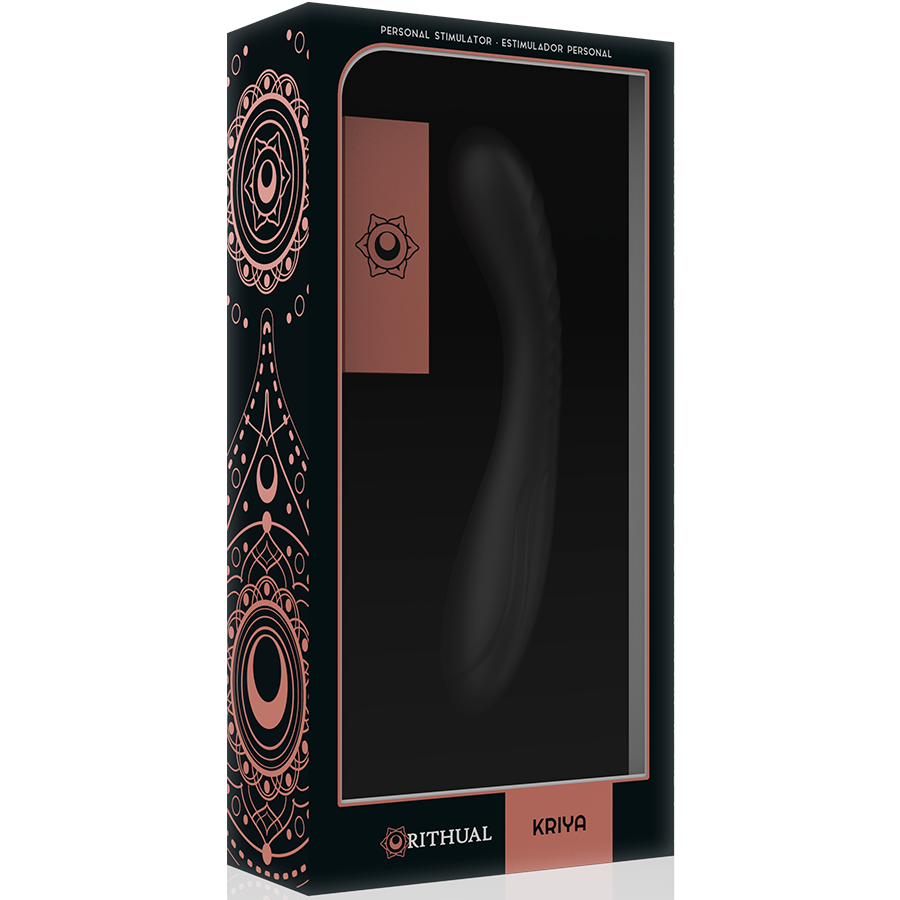 RITHUAL - KRIYA STIMOLAODR RICARICABILE G-POINT NERO – Classici vibratori anali o vaginali – foto 9