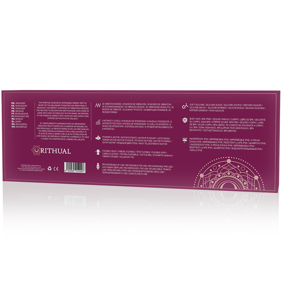 RITHUAL - POTENTE BACCHETTA E AKASHA RICARICABILE 2.0 ORCHIDEA – Vibratori HI-TECH – foto 6