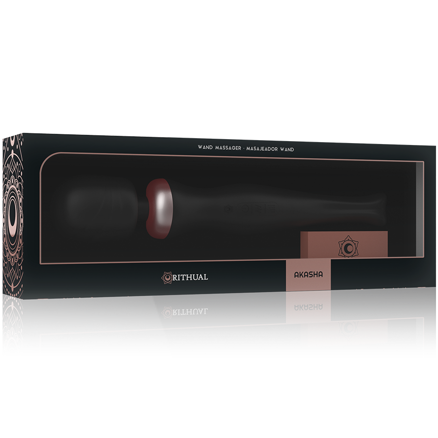 RITHUAL - POTENTE BACCHETTA E AKASHA RICARICABILE 2.0 NERA – Vibratori HI-TECH – foto 5