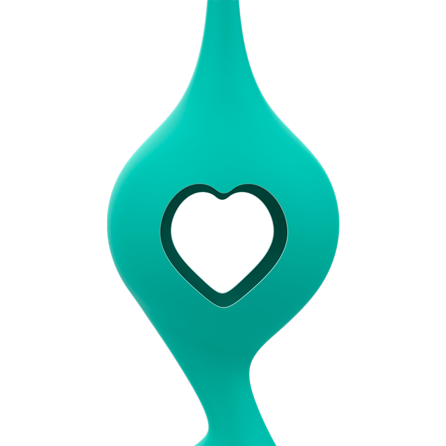 RITHUAL - SET I DI ALLENAMENTO PELVICO DEVA AQUA GREEN – Sfere di silicone – foto 6